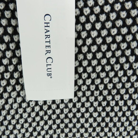 Charter Club Women's Black White Sweater XXL NWT $59.50 - Picture 6 of 7